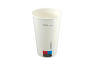 PW 50 Stück Pappbecher, Trinkbecher 400ml, Ø90mm, weiß