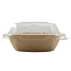 400 Stück DUNI Salatschale OCTA 1000ml, Ø224mm, braun, aus Bagasse