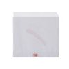 2000 Stück Hamburger- Snackbeutel, Kraftpapier, 16x16cm, weiß mit Druck