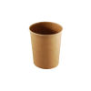 Kleva 25 Stück Soup To Go, Suppenbecher 450ml, 16oz, braun, umweltfreundlich