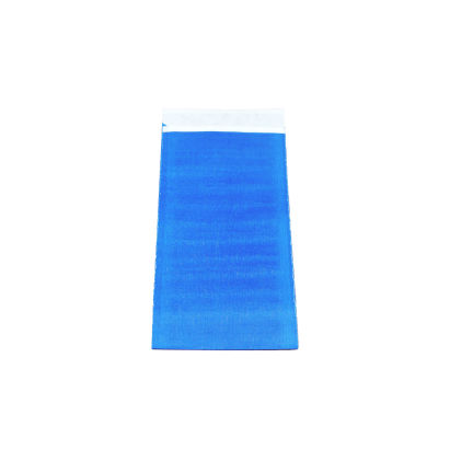 Papier Flachbeutel 10,5x23cm, 80g/qm, blau