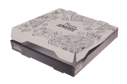 85 Stück Pizzabox Pizzakarton 29x29x4cm, NYC Amore 85 Stück Pizzabox Pizzakarton 29x29x4cm, NYC Amore
